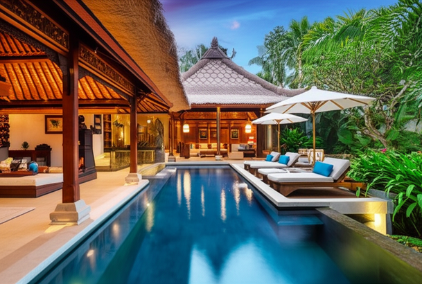 Stunningly renovated Balinese villa, showcasing the beauty of a successful renovation project.