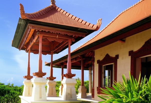 A Balinese villa showcasing quality construction, durable materials, and traditional craftsmanship.