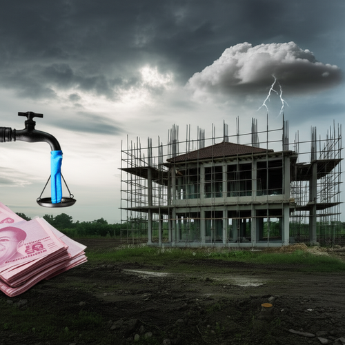 Illustration showing the hidden costs associated with building a villa in Bali, including opportunity cost, market volatility, maintenance, and legal issues.