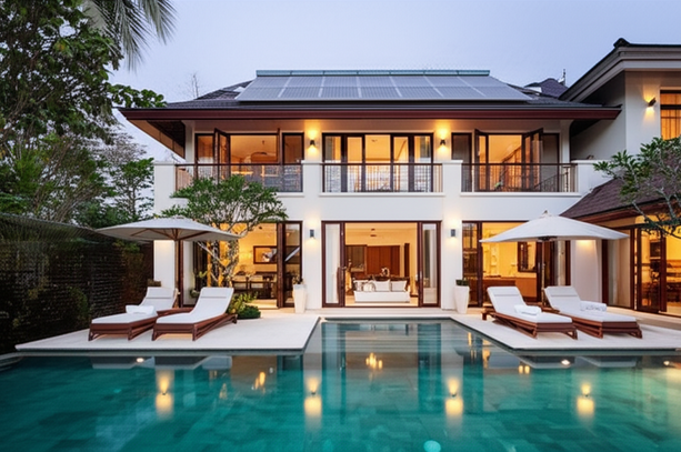 Luxurious renovated villa in Bali showcasing modern amenities and investment potential.