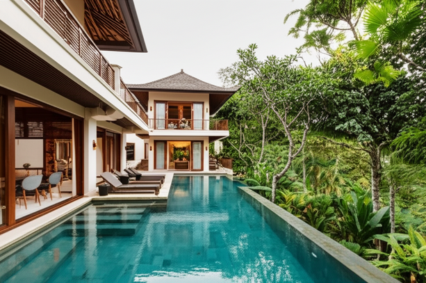 Luxurious Bali villa showcasing the benefits of integrated contractor services